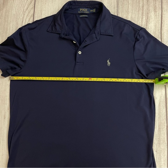 POLO Ralph Lauren Men's Deep Navy Blue Performance Polo Shirt Size Medium - Picture 5 of 7